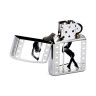 28448 Зажигалка ZIPPO Classic, латунь/сталь с покрытием High Polish Chrome, серебристый