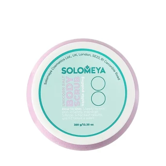 Скраб солевой для тела Ванильный пудинг / Unicorn salt body scrub Vanilla pudding 320 гр
