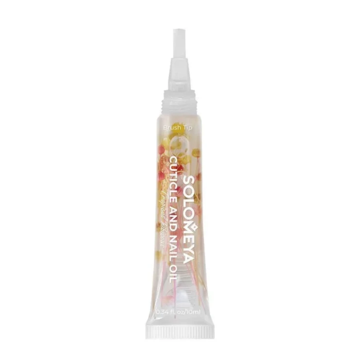 Масло для кутикулы и ногтей с цветами Тропический гибискус / Cuticle and Nail oil with flowers Tropical hibisсus 10 мл