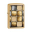 28539 Зажигалка ZIPPO Classic, латунь с покрытием Gold Dust, золотой