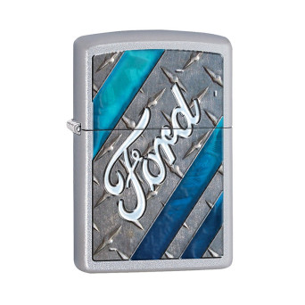 28626 Зажигалка ZIPPO, латунь с покрытием Satin Chrome™, серебристый