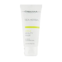 Маска красоты яблочная для жирной и комбинированной кожи / Sea Herbal Beauty Mask Green Apple 60 мл