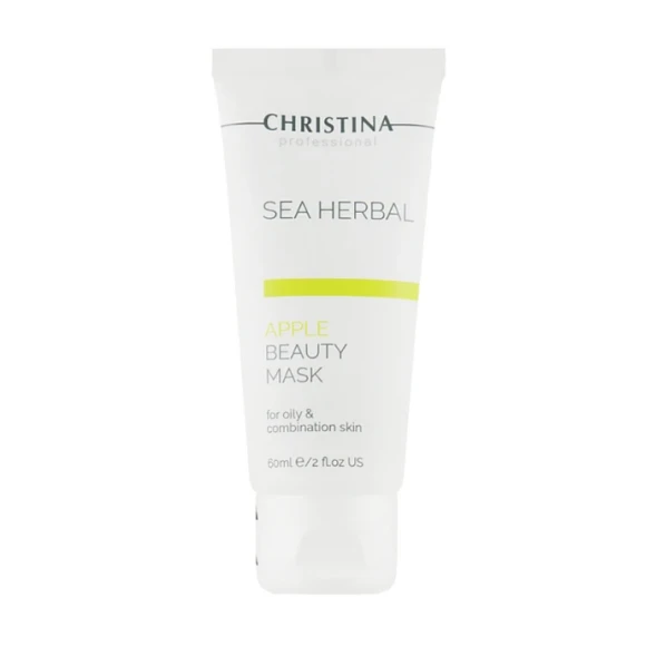 Маска красоты яблочная для жирной и комбинированной кожи / Sea Herbal Beauty Mask Green Apple 60 мл