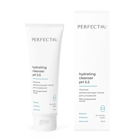Пенка нежная увлажняющая для умывания / PERFECT4U 75 мл