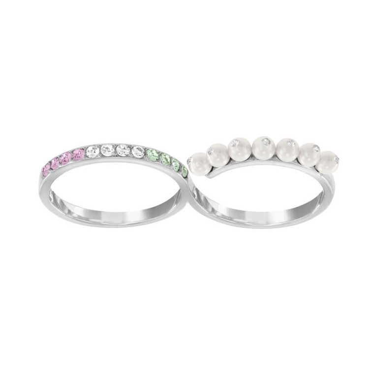 Swarovski 5111697 Кольцо CALISTA св.фиол р.55 паллад