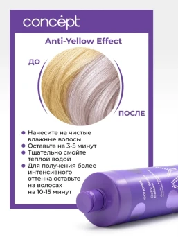 Бальзам оттеночный, эффект арктический блонд / Anti-Yellow 2021 1000 мл