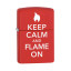 28671 Зажигалка ZIPPO Classic, латунь/сталь с покрытием Red Matte, красная