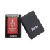 28671 Зажигалка ZIPPO Classic, латунь/сталь с покрытием Red Matte, красная