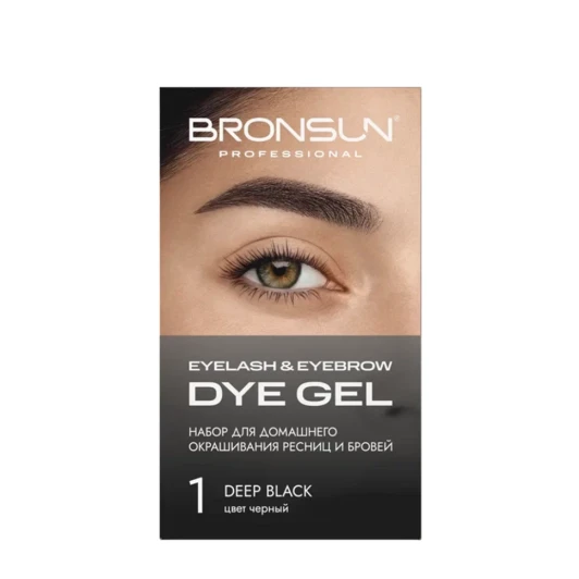 Набор для домашнего окрашивания, черный #1 / Eyelash And Eyebrow Dye Gel 35 гр