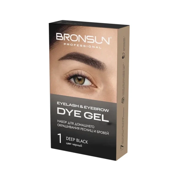 Набор для домашнего окрашивания, черный #1 / Eyelash And Eyebrow Dye Gel 35 гр