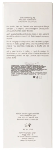 Пенка очищающая для лица / C PURE 200 мл