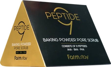 Скраб для очищения пор с комплексом из 9 пептидов, в пирамидках / BLACK SNAIL &amp; PEPTIDE9 7 г х 25 шт