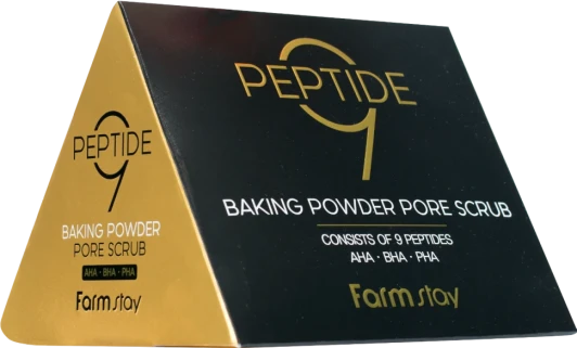 Скраб для очищения пор с комплексом из 9 пептидов, в пирамидках / BLACK SNAIL &amp; PEPTIDE9 7 г х 25 шт