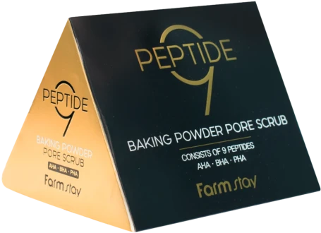 Скраб для очищения пор с комплексом из 9 пептидов, в пирамидках / BLACK SNAIL &amp; PEPTIDE9 7 г х 25 шт