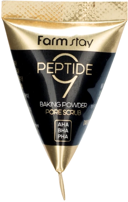 Скраб для очищения пор с комплексом из 9 пептидов, в пирамидках / BLACK SNAIL & PEPTIDE9 7 г х 25 шт