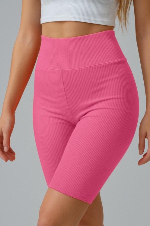 Велосипедки в рубчик для девочки Happyfox (фуксия)