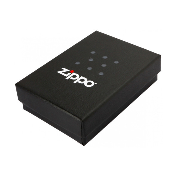 29872 Зажигалка ZIPPO Zippo Button Logo с покрытием Street Chrome™, латунь/сталь, серебристый