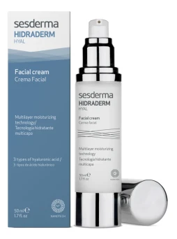 Крем увлажняющий для лица, профилактика и терапия кожного старения / HIDRADERM HYAL 50 мл