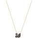 Swarovski 5281275 FACET SWAN: ожерелье JET/CRY/MIX
