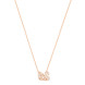 Swarovski 5281275 FACET SWAN: ожерелье JET/CRY/MIX