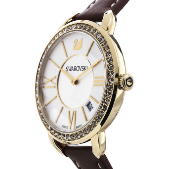 Swarovski 5095940 Часы AILA DAY желт.-коричн./ позолота