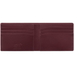 00114543 MST WALLET 6CC BURGUNDY MONTBLANC