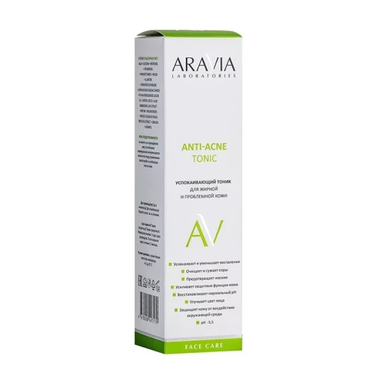 Тоник успокаивающий для жирной и проблемной кожи / ANTI-ACNE TONIC 250 мл