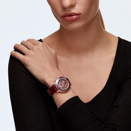 Swarovski 5547642 OCTEA LUX CHRONO: часы ж. LS BUR/BUR/PRO