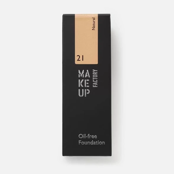 Крем тональный матовый для нормальной и жирной кожи, 21 светлый мокка / Oil-free Foundation 20 мл