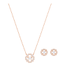 Swarovski 5408439 Кулон+серьги SPARKLINGDC FLOWER CZWH/CRY