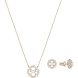 Swarovski 5408439 Кулон+серьги SPARKLINGDC FLOWER CZWH/CRY