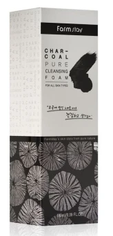 Пенка очищающая с древесным углем / PURE CLEANSING FOAM 180 мл