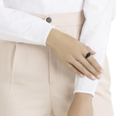 Swarovski 5412010 Кольцо STONE:RING SIGNET JET/ROS р.52