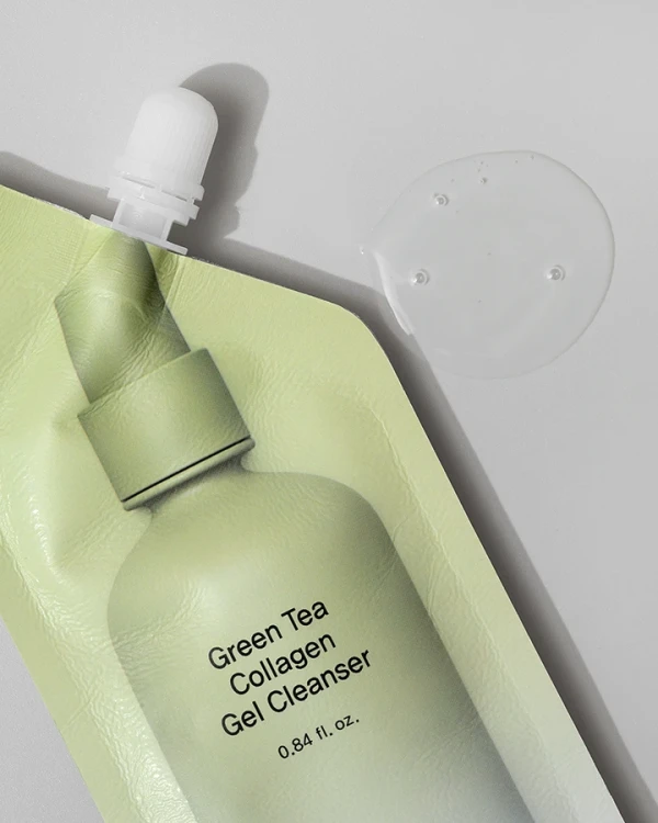 Гель очищающий с зеленым чаем и коллагеном / Green Tea Collagen Gel Cleanser 25 мл