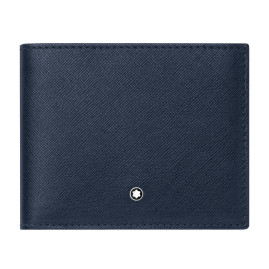 00128585 БУМАЖНИК MB SARTORIAL 6CC СИНИЙ MONTBLANC