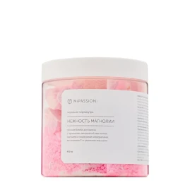 Бомбочка для ванны, нежность магнолии / MiPASSiON 450 гр