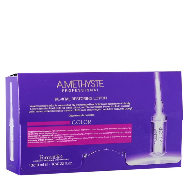 Лосьон оживляющий после окрашивания / Amethyste color re-vital 10*10 мл