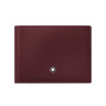 00114543 MST WALLET 6CC BURGUNDY MONTBLANC