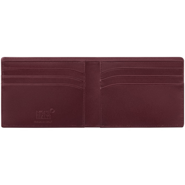 00114543 MST WALLET 6CC BURGUNDY MONTBLANC