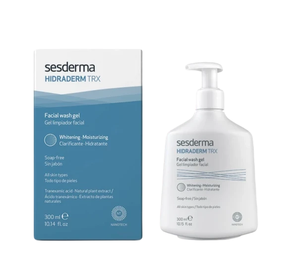 Гель очищающий увлажняющий для лица / HIDRADERM TRX Facial Wash Gel 300 мл