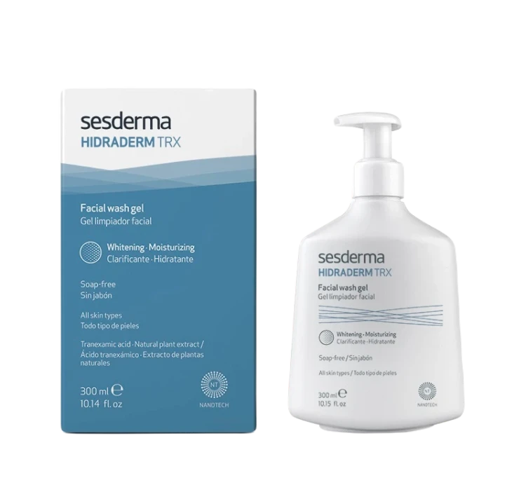 Гель очищающий увлажняющий для лица / HIDRADERM TRX Facial Wash Gel 300 мл