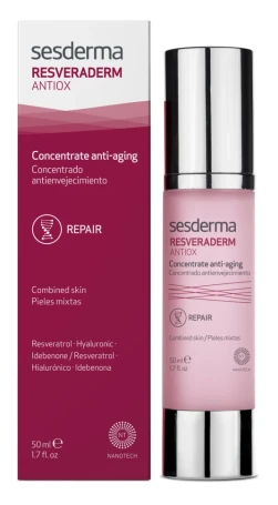 Концентрат омолаживающий для лица / RESVERADERM ANTIOX Concentrate anti-aging 50 мл