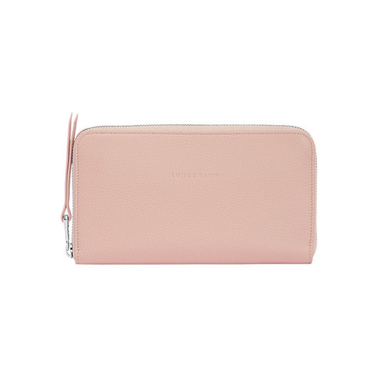 Longchamp L3504021507 Бумажник на молнии пудр роз