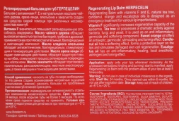 Бальзам для губ регенерирующий Герпецелин / DERMATOLOGY 12 мл