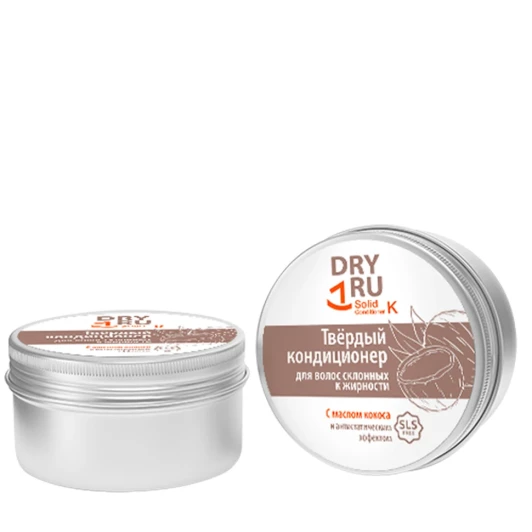 Кондиционер твердый с маслом кокоса / Dry Ru Solid Conditioner K 40 гр