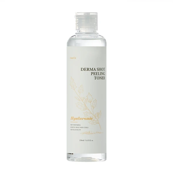 Тонер очищающий для лица с гиалуроновой кислотой / Med B Derma Shot Peeling Toner Hyaluronic 250 мл