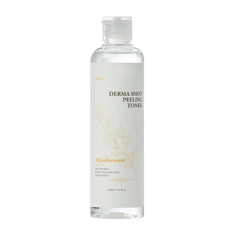 Тонер очищающий для лица с гиалуроновой кислотой / Med B Derma Shot Peeling Toner Hyaluronic 250 мл