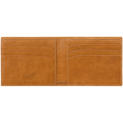 00118294 WALLET MST CLASSIC 6CC BROWN-TAN MONTBLANC
