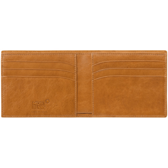 00118294 WALLET MST CLASSIC 6CC BROWN-TAN MONTBLANC