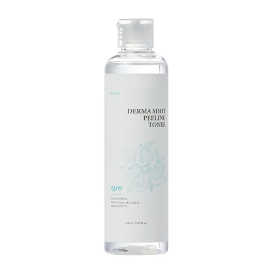 Тонер очищающий для лица с коэнзимом / Med B Q10,Derma Shot Peeling Toner Q10 250 мл